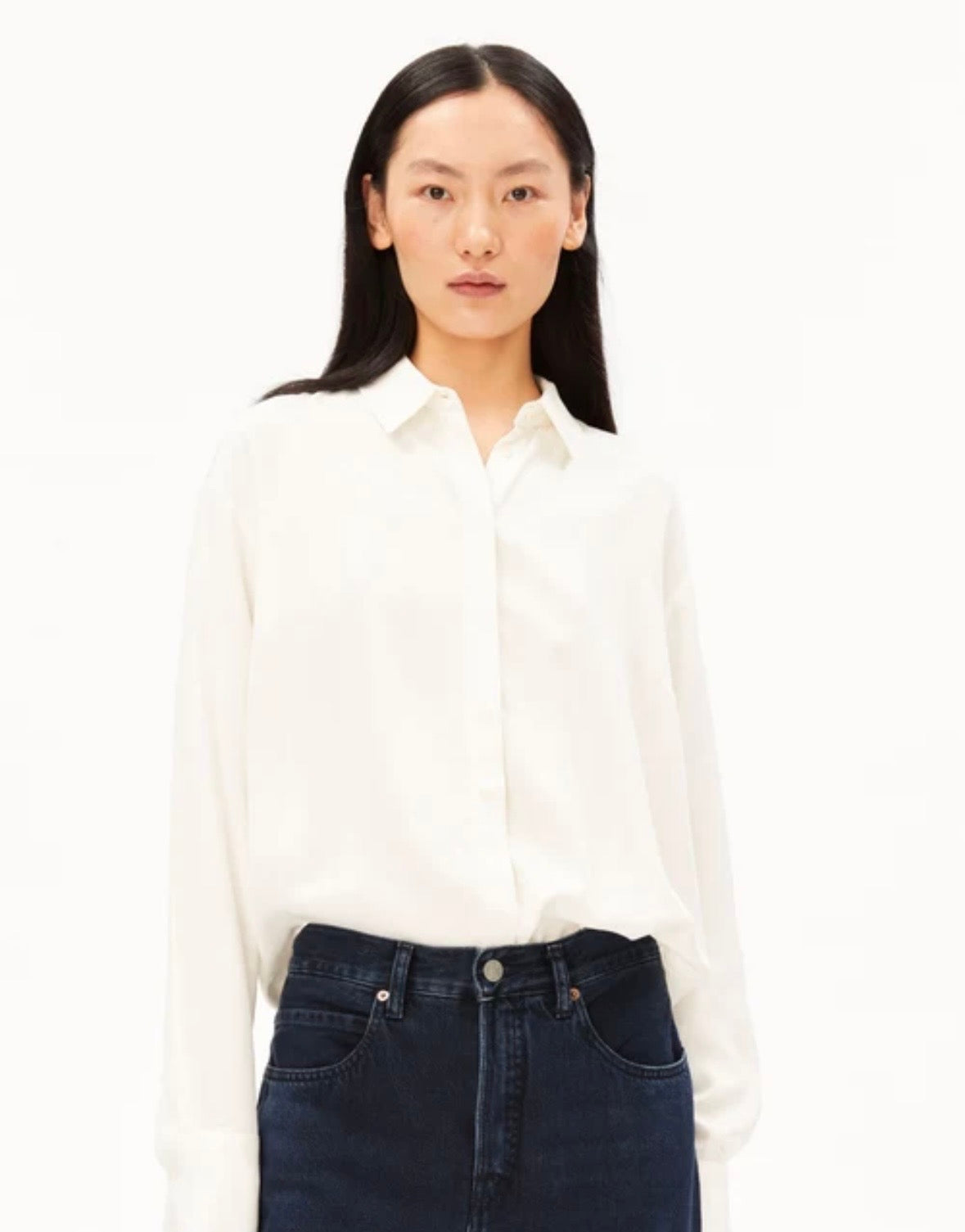 BLOUSE À MANCHES LONGUES LARISAANA off-white Armed Angel LARISAANA off-white