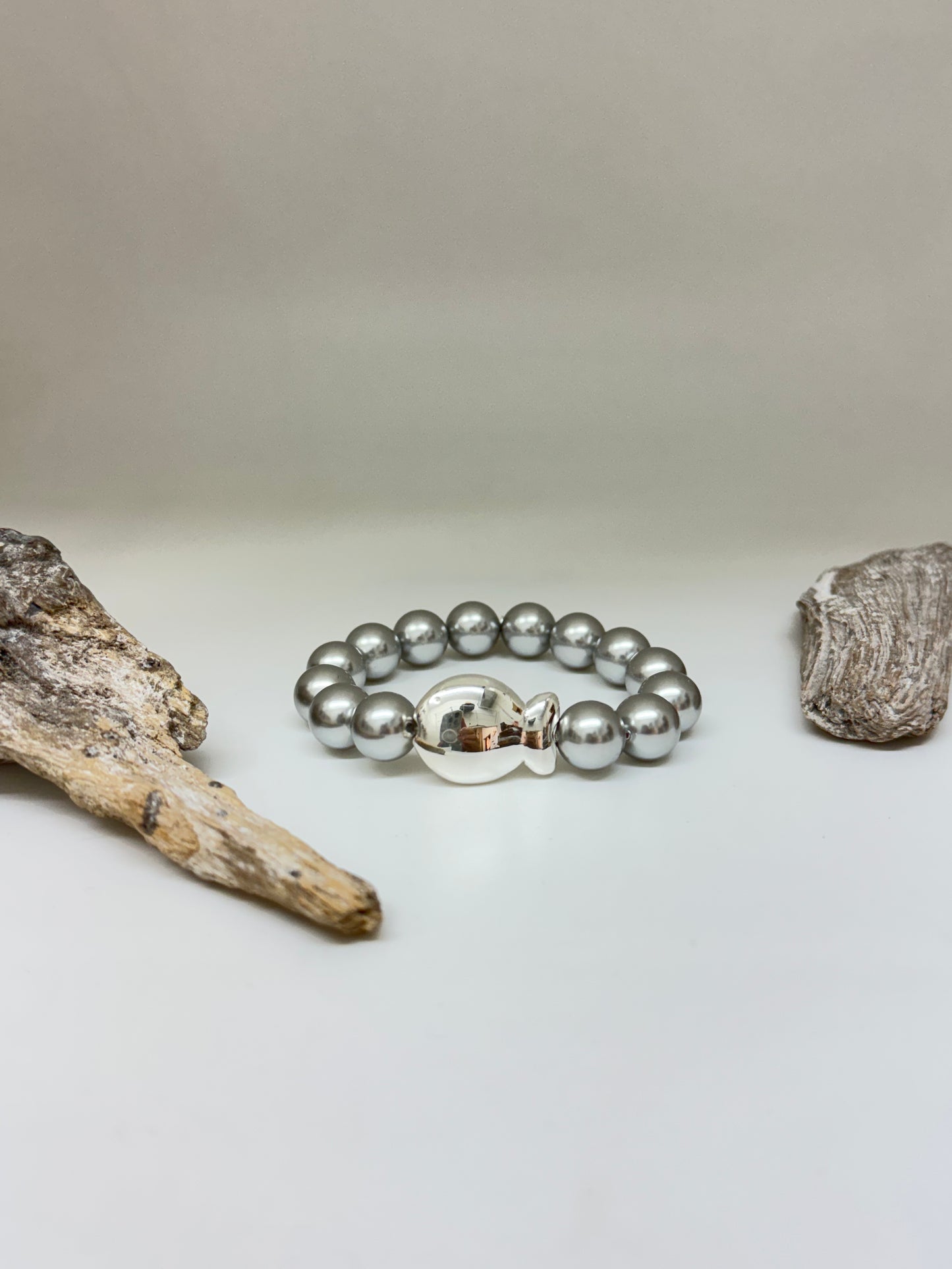 Bracelet Perle Nemo Perle de verre nacré Fait main à Paris 12AT2640gc