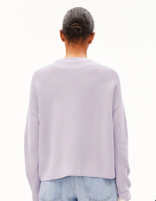 MERINAA PULL EN MAILLE moonlit lilac Armed Angel Armed Angel