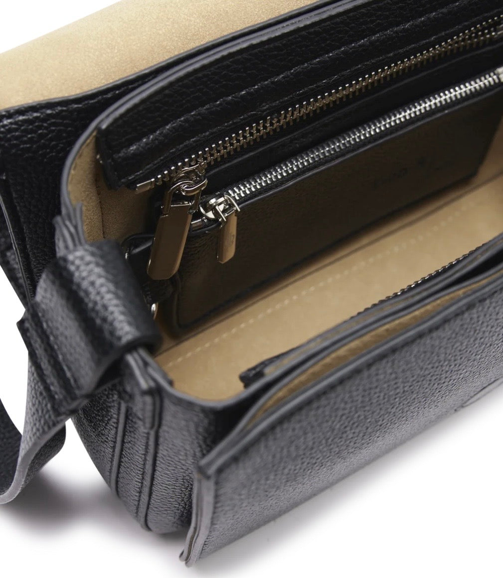 Sac bandoulière Farah.24 noir Two-B Montréal Farah 24