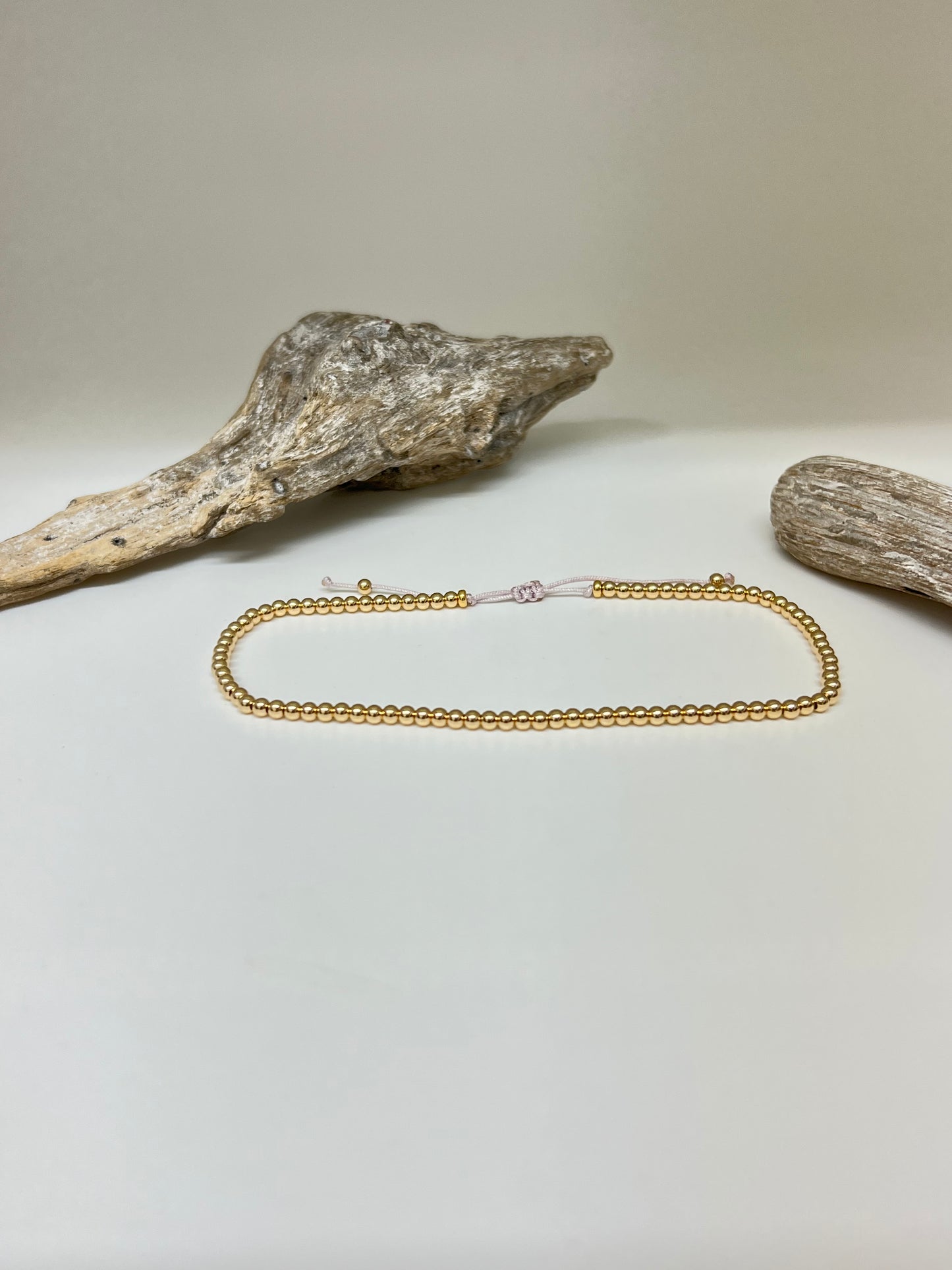 Bracelet de cheville Be classic Vermeil Fait main à Montréal Beblue Be classic