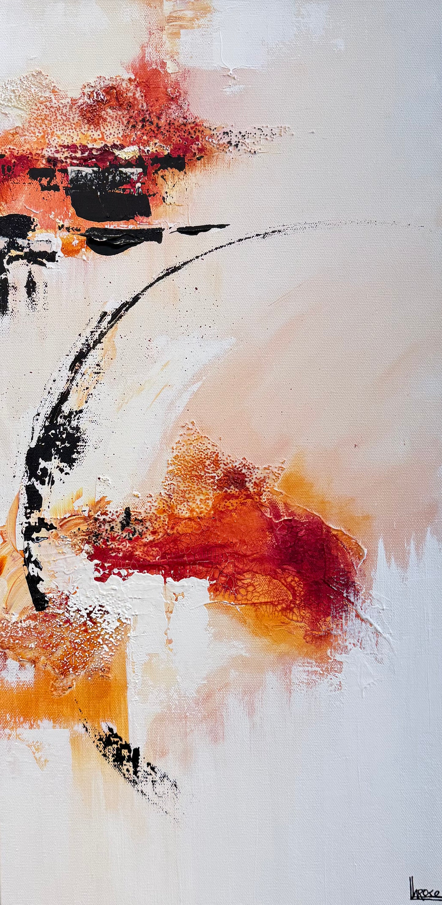Vivement l'été Louise Larose peintre 24 x 12 professionnelle Montréal Louise Larose Artiste