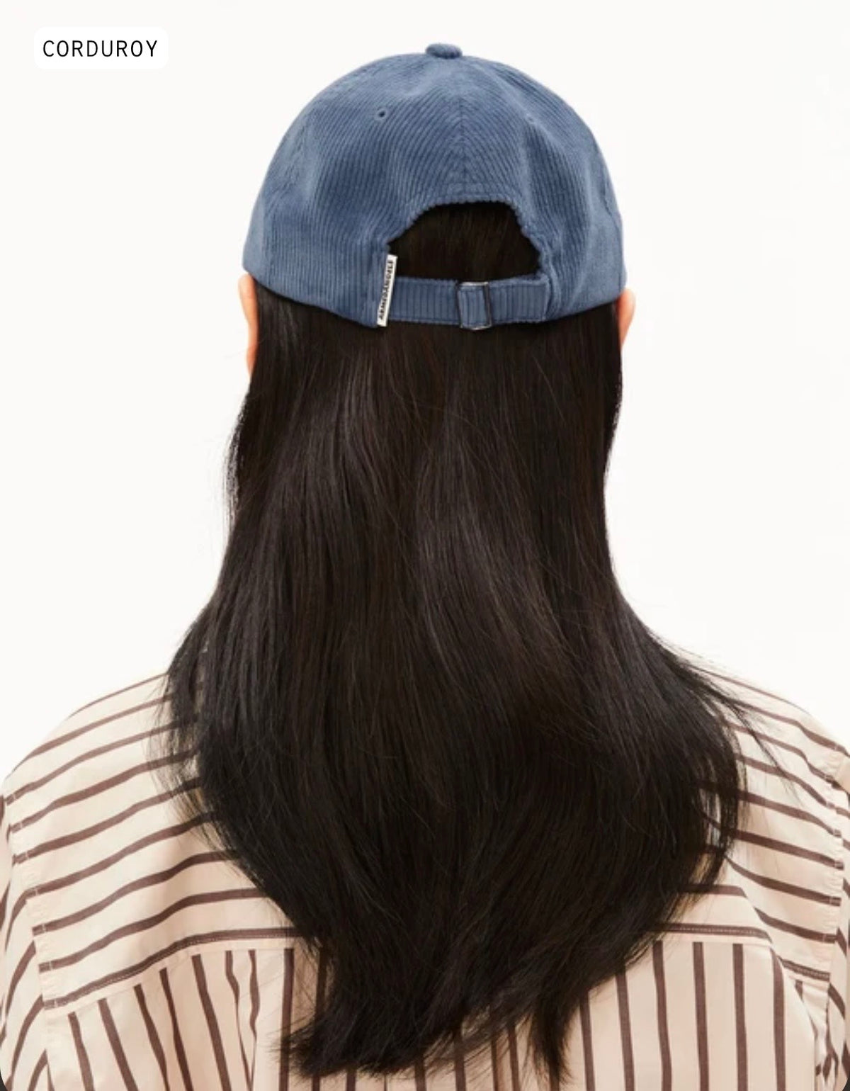 Casquette Yenaas Heavy Cord Dusty moon matière naturelle Armed Angel Yenaas Heavy Cord Dusty moon