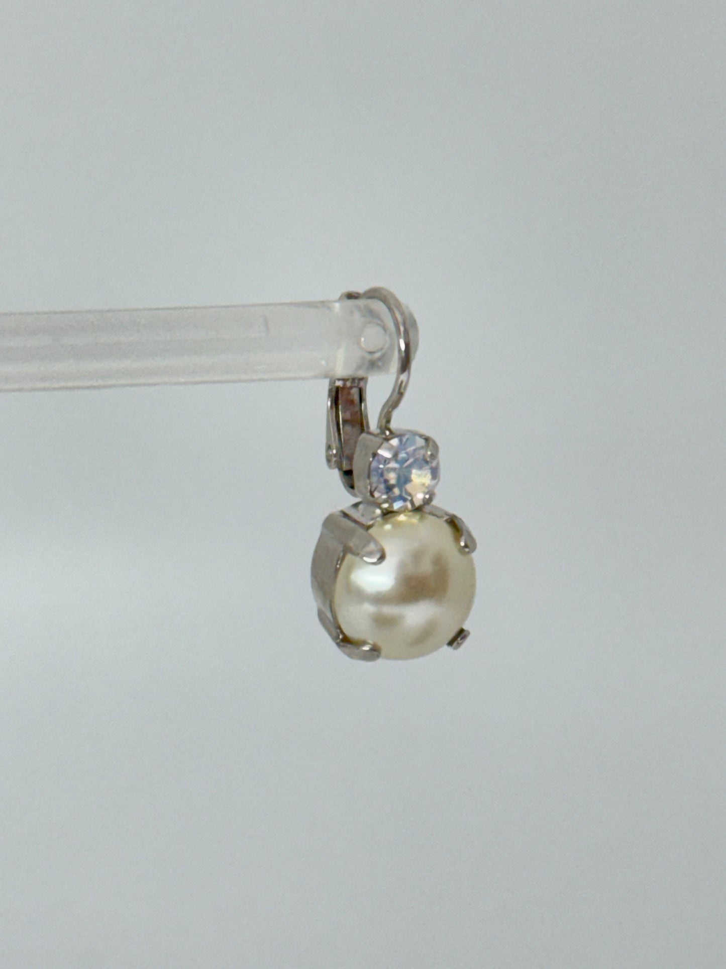 Boucles d'oreille Perle de Swarovski Fabriqué à la main