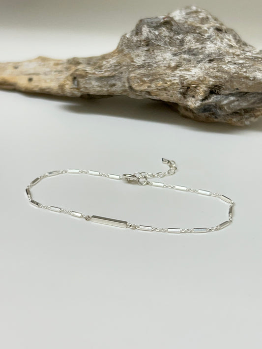 Bracelet Barre horizontale // Argent fait main à Montréal BRABA Maksym