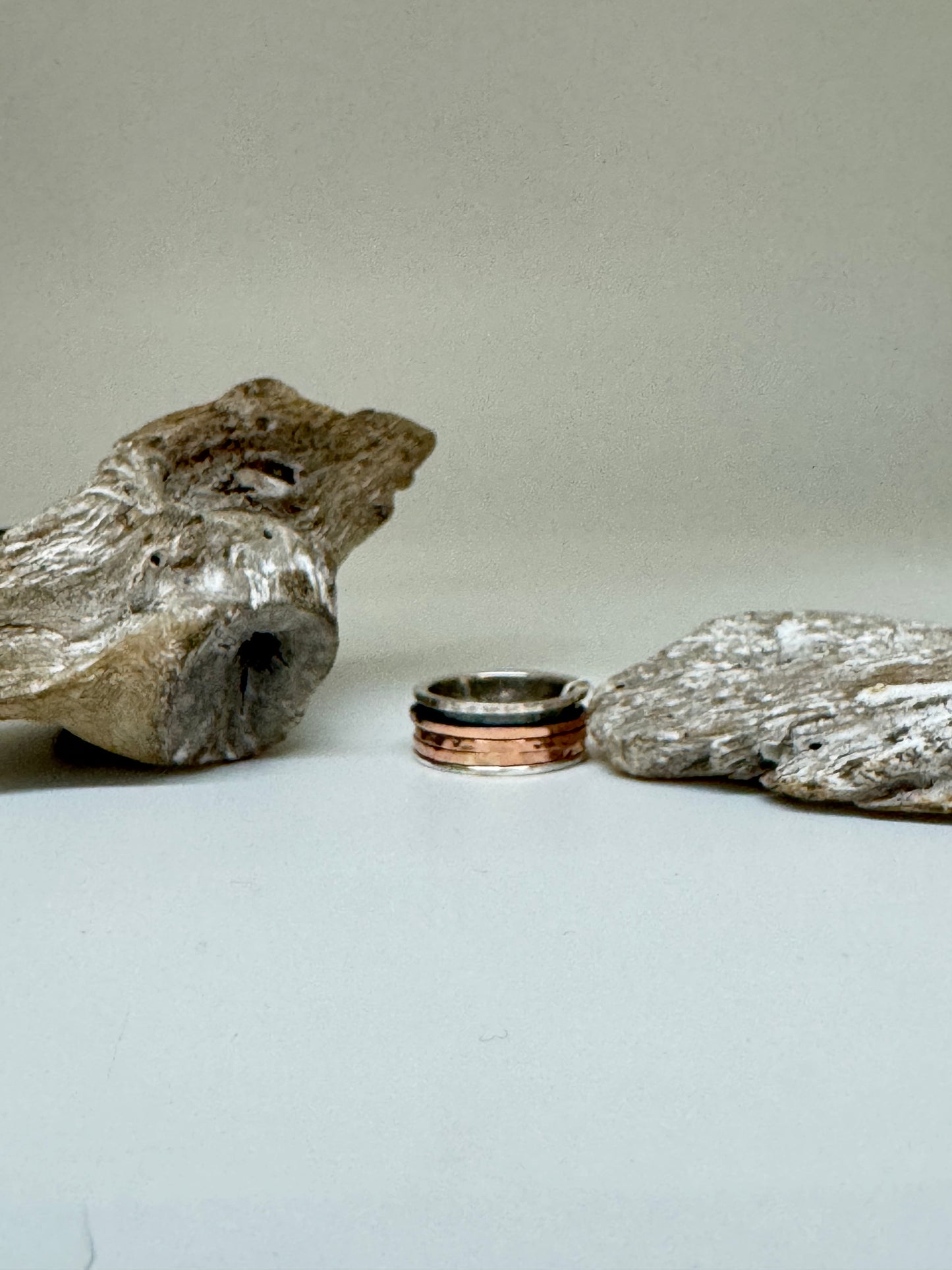 Bague Moon Argent Meditation ring Toronto Peace MR043