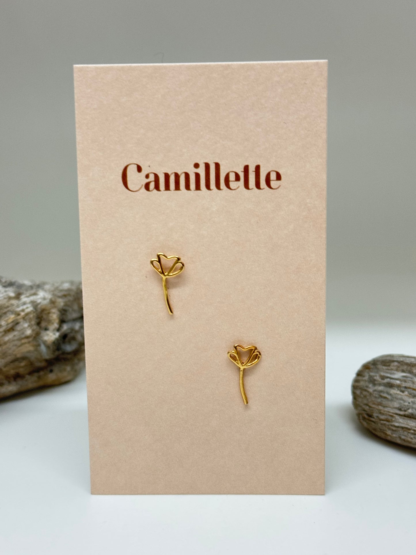 Boucle Coquelicot Goldfill 14 carats Fait à la main à Montréal (Copie)