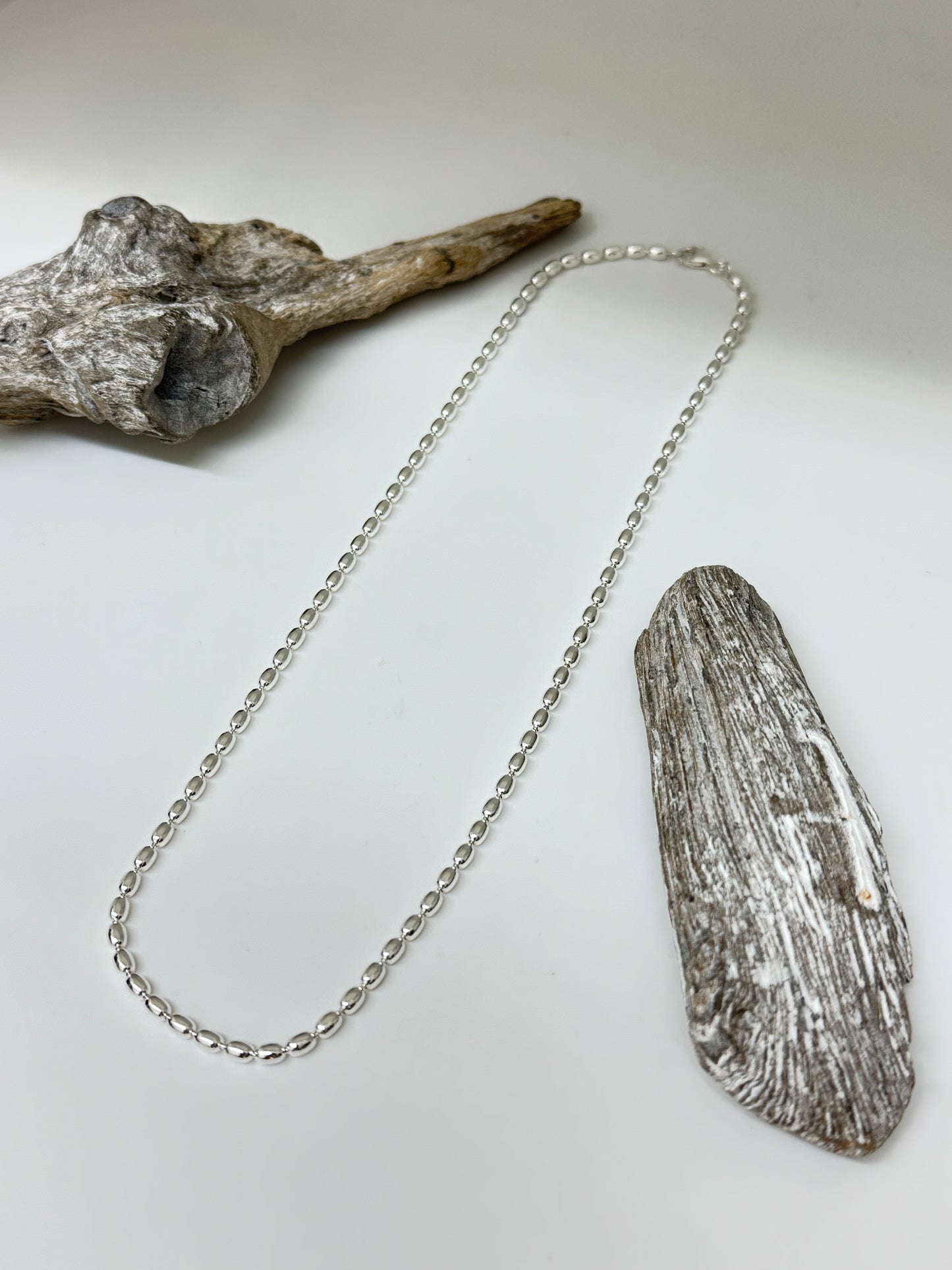 Collier Grains de riz Argent Sterling DSA Collier Grains de riz C1074