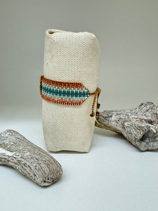 Sunset Artisanal Perle Japonaise Miyuki Fait en Colombie 112-12939