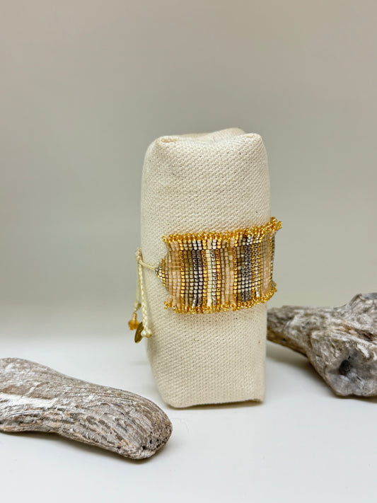 Bracelet Barais Artisanal Perle Japonaise Miyuki Fait en Colombie 112-12834