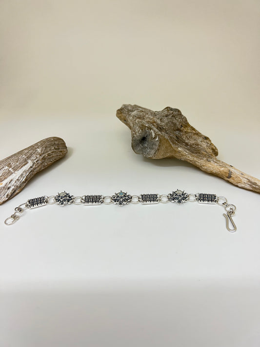 Bracelet Argent 925-Béton bj16 Catrie Fait à Montréal bj16