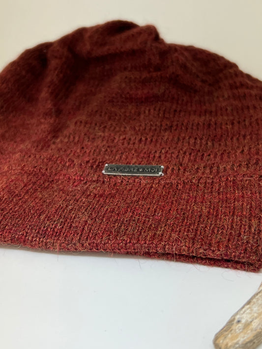 Tuque Roma rouille Fait main à Dunham La fibre et moi Roma