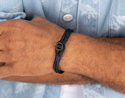 Bracelet Don Dino Black Black Fait à la main à Amsterdam Pig & Hen Don Dino