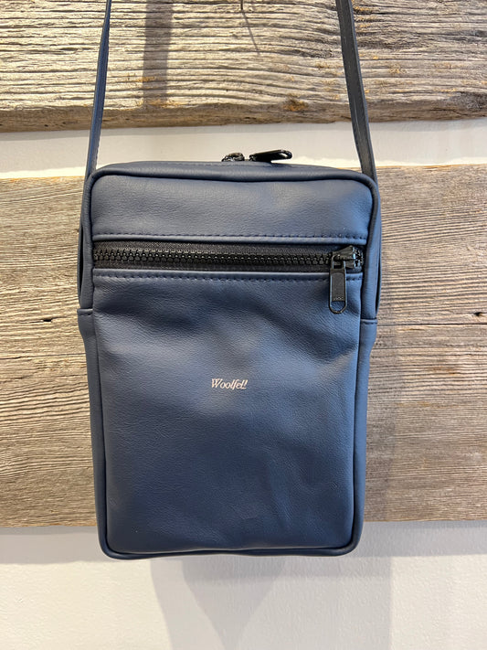 Portrait sac en cuir Woolfell Fait main à Montréal Portrait