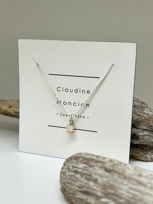 Collier N_Vol11 Argent925/Cuivre Fait main à Montréal Claudine Moncion N_Vol11