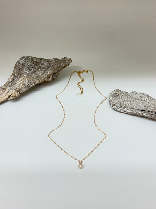 Collier Perle mini solo fait à la main à Amsterdam Blinckstar perle solo