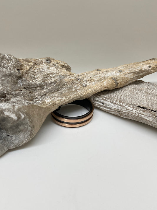 Bague en Acier inoxydable, dessinée par Arz Steel Montréal AS-R75 Arz Steel