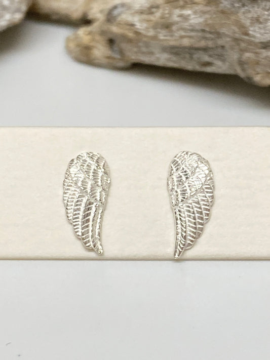 Boucles d'oreilles Ailes d'ange Argent 925 dessiné à Vancouver Mimi Marge