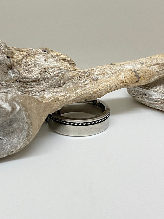 Bague en Acier inoxydable, dessinée par Arz Steel Montréal