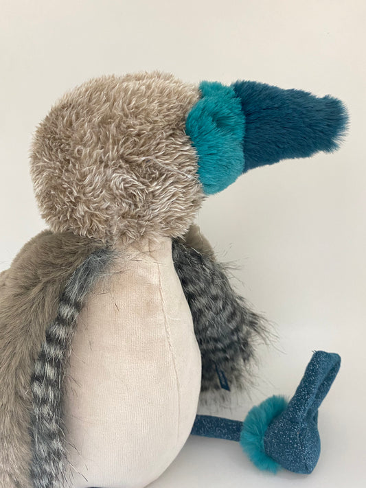 Fou à pattes bleus, peluche dessinée à Paris 719021 Fou à pied bleus Moulin Roty