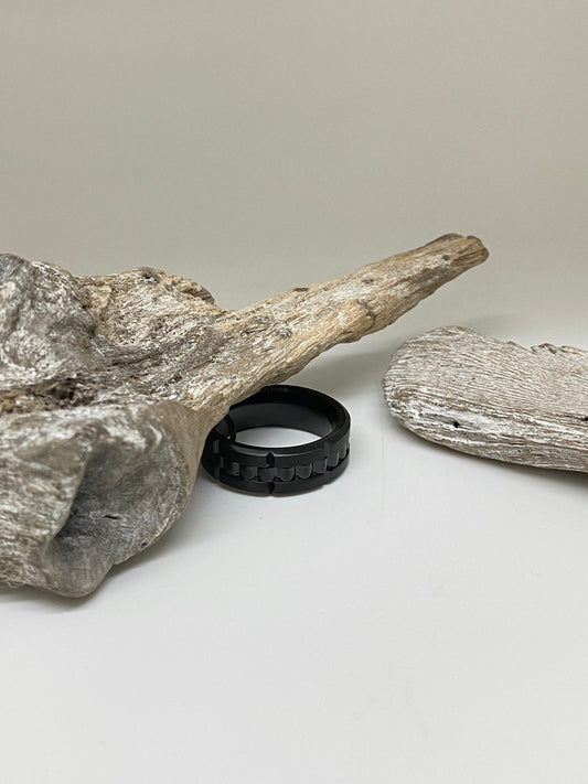 Bague en Acier inoxydable, dessinée par Arz Steel Montréal AS-R85 Arz Steel