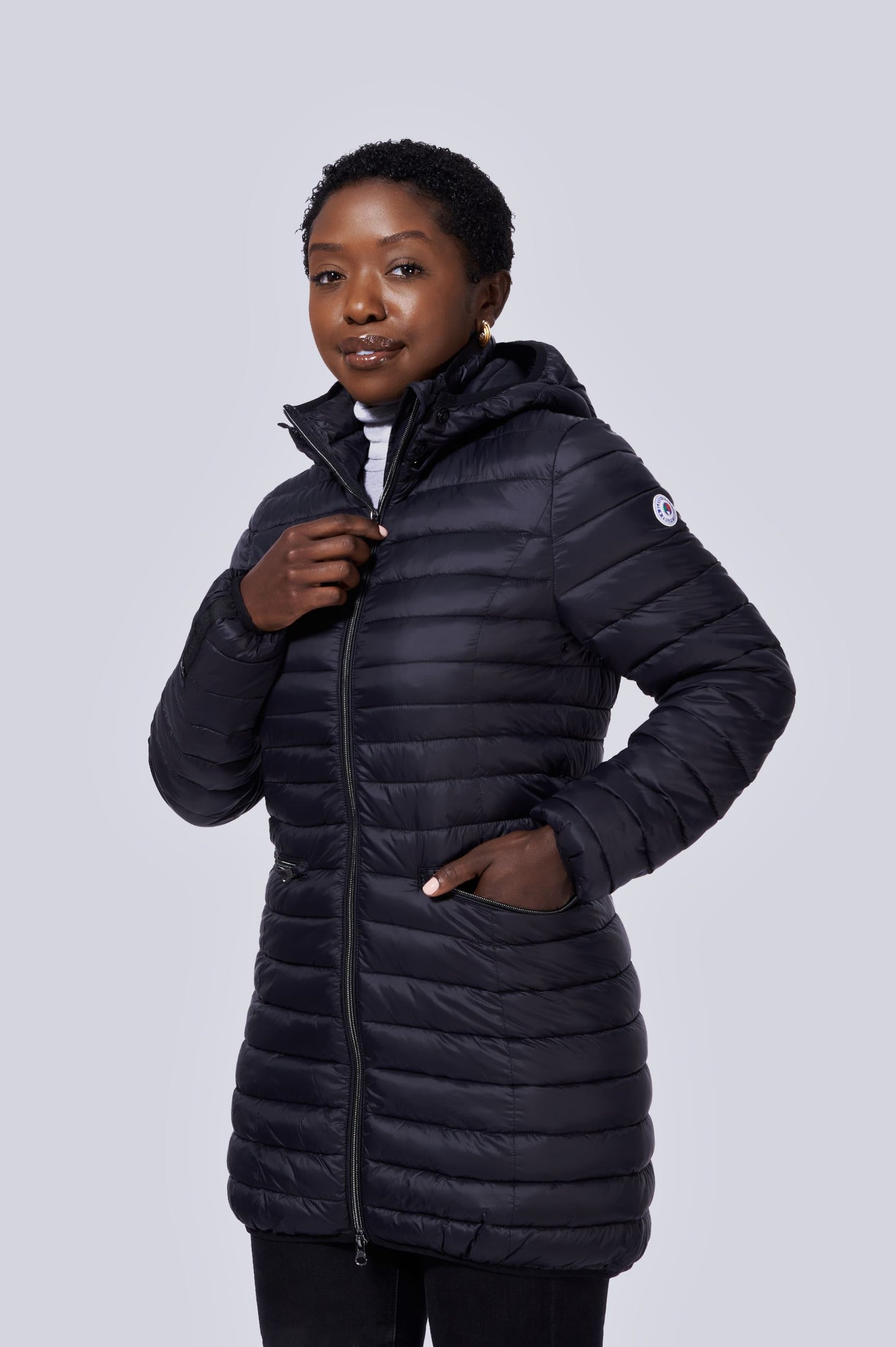 Manteau Shannon vegan Eleven Elfs design Italien Shannon black Eleven Elfs