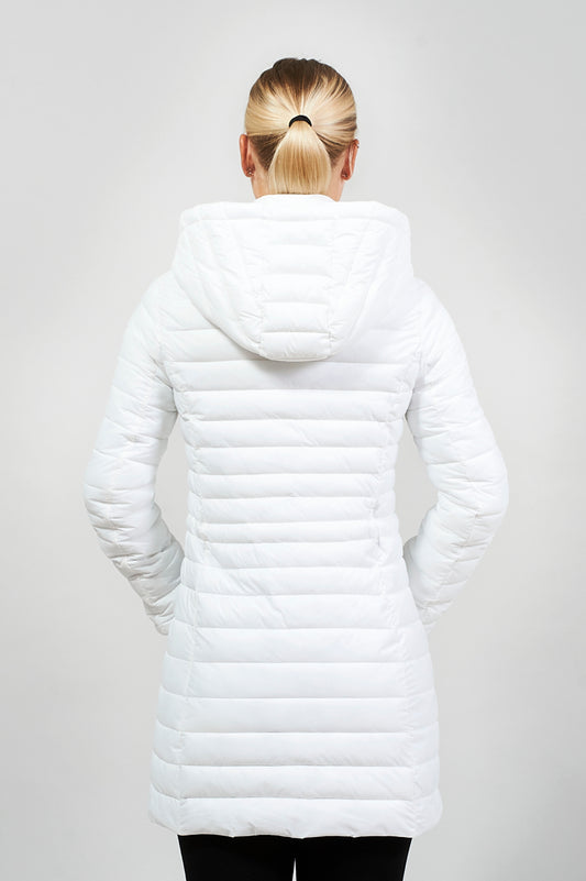 Manteau vegan Eleven Elfs design Italien Julie blanc Eleven Elfs Julie