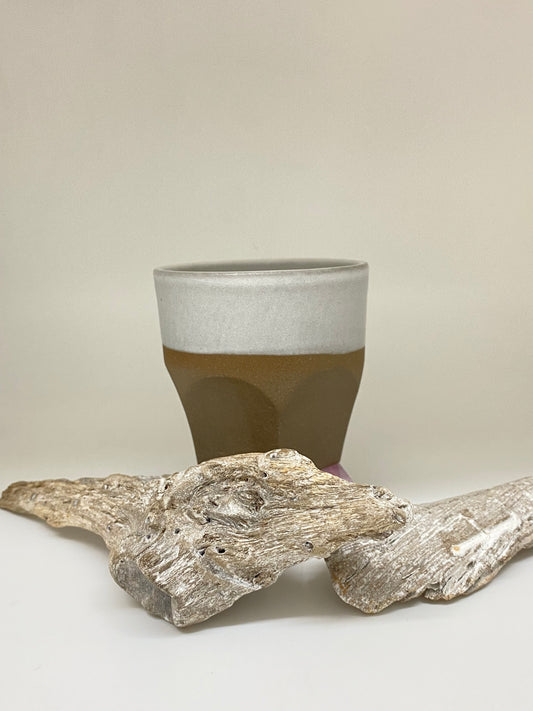 Gobelet en céramique 4 oz gris rocher A&J Métissage Kamouraska A&J Métissage