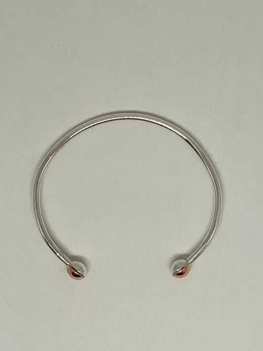 Bracelet VOL33 Cuivre et Argent Fait à Montréal Claudine Moncion