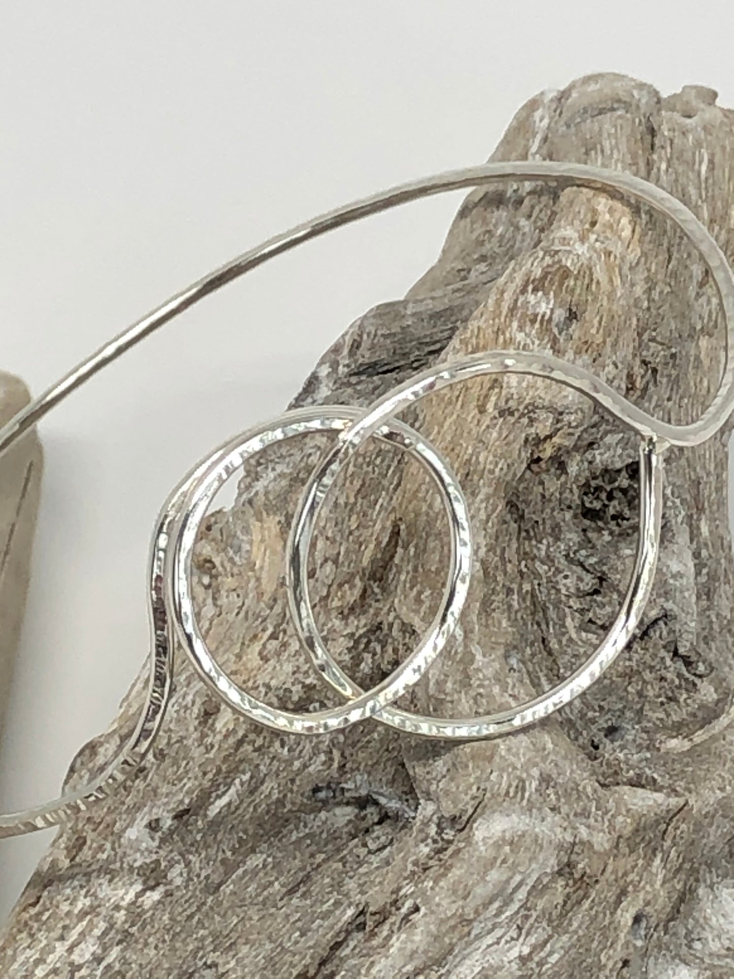 Bracelet Cercles Argent 925 Fait en Outaouais W Jewellery