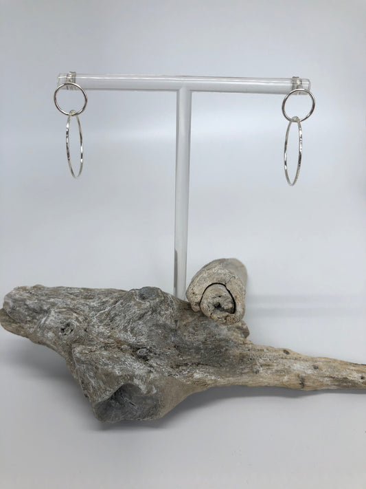 Boucles d'oreille Circle in Circle Argent 925 ehcc925 W Jewellery Outaouais