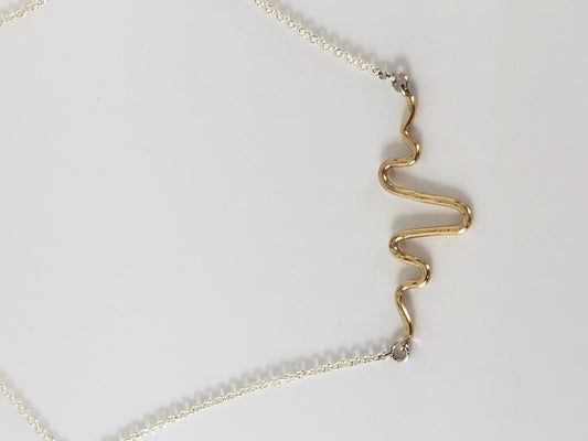 Collier Battements de Coeur Fait en Outaouais wn07925yg W Jewellery