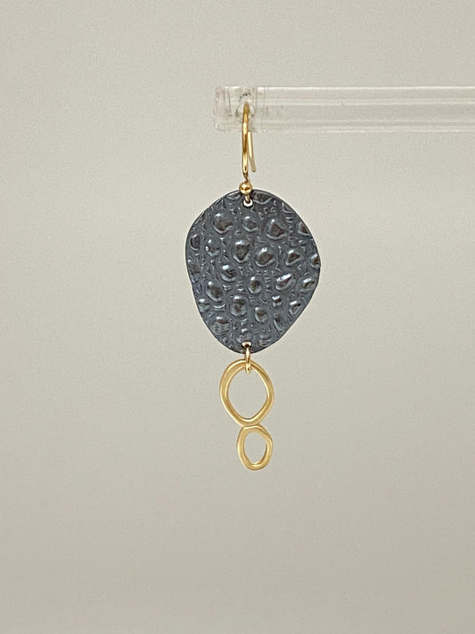 Boucles Jingle Argent & Goldfill fait main en Ontario E-ST1 Air & Earth Design