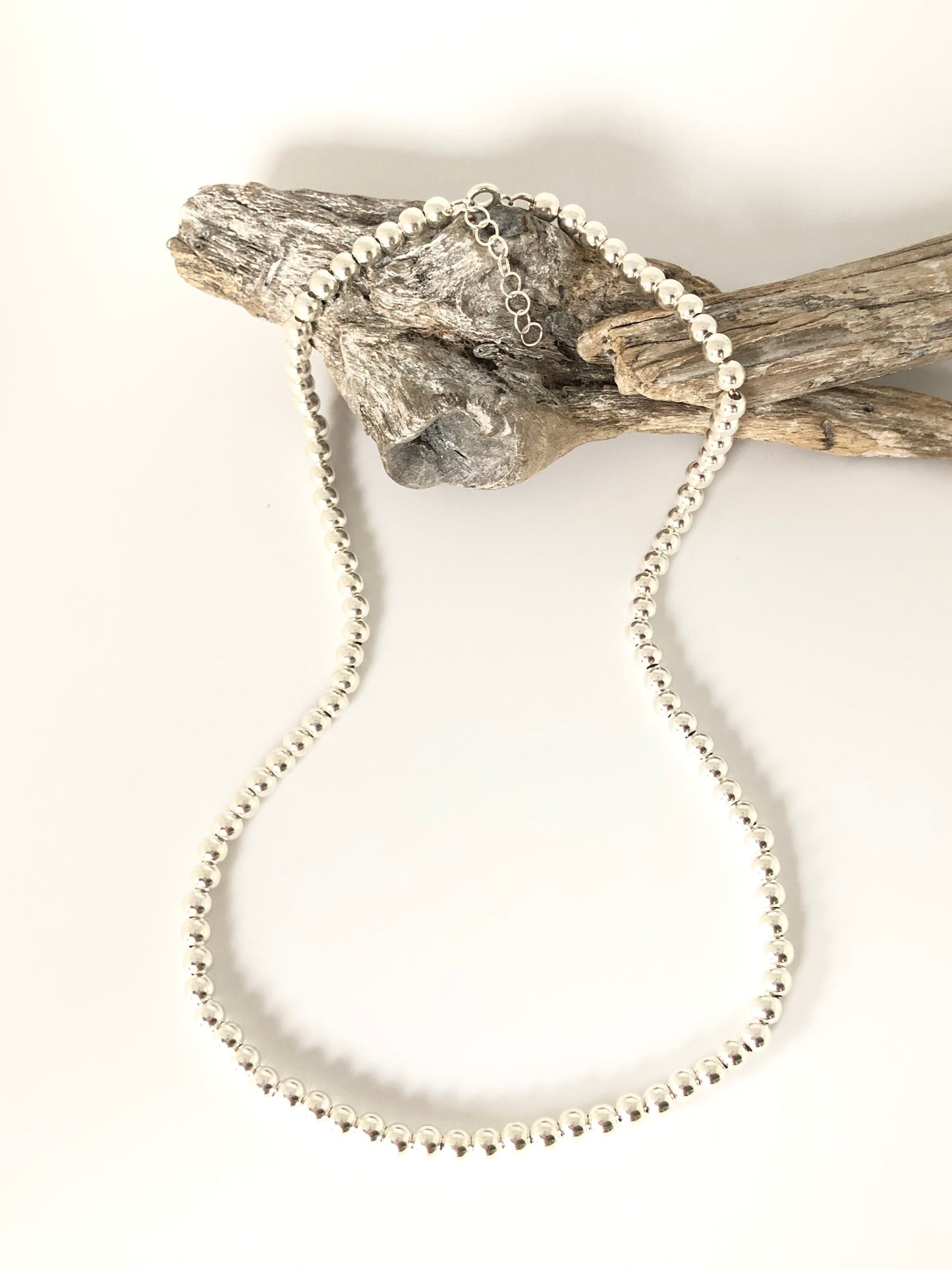 Collier Boules en Argent 925 Artisans Thaïlande C1008 DSA