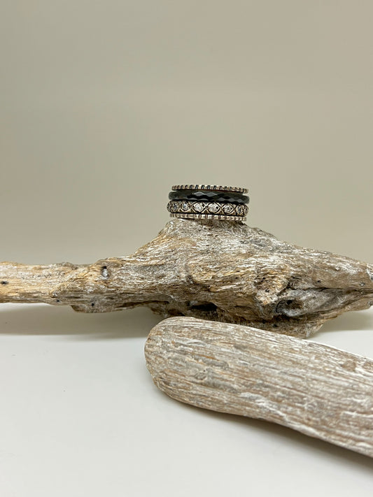 Bague Radiante Argent Meditation ring Toronto Dharma MR3372