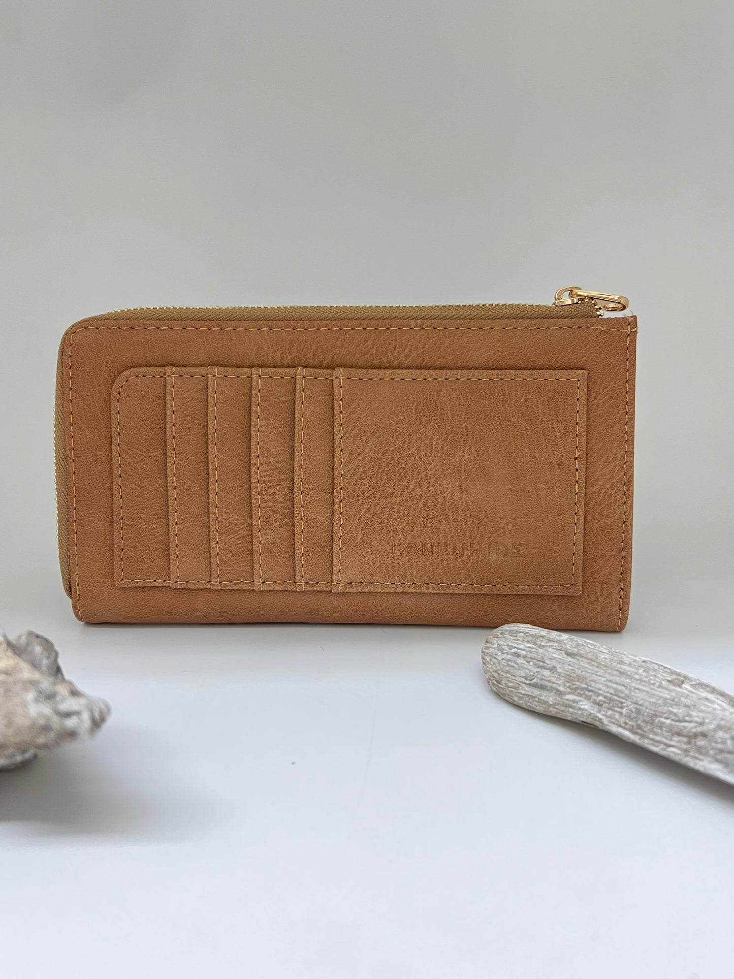 Tatum porte-cartes Louenhide Australie Tatum camel Louenhide