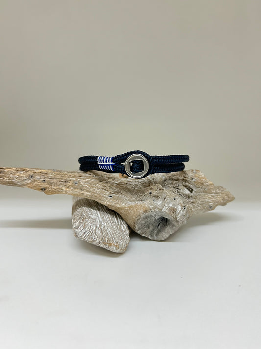 Bracelet Don Dino Navy-Silver Fait à la main à Amsterdam Pig & Hen Don Dino