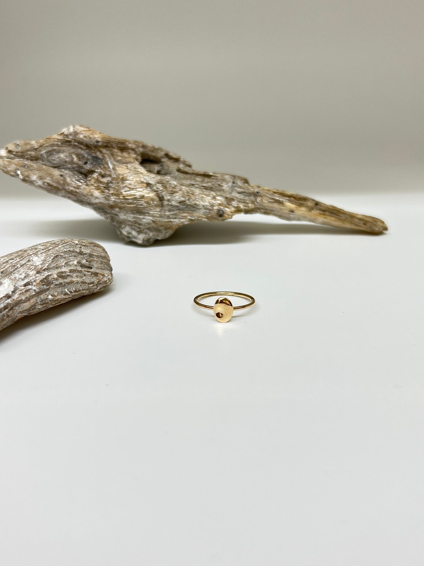 Mini skipping stone Or 14 carats Fait main en Outaouais recyclé grw43ygm Outaouais W Jewellery