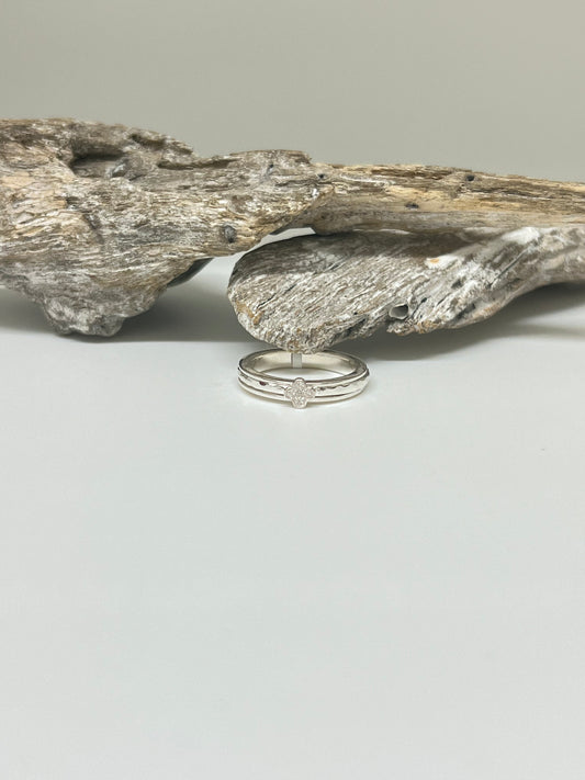 Bague Lucky Argent Meditation ring Toronto Spin and Wish MR4411