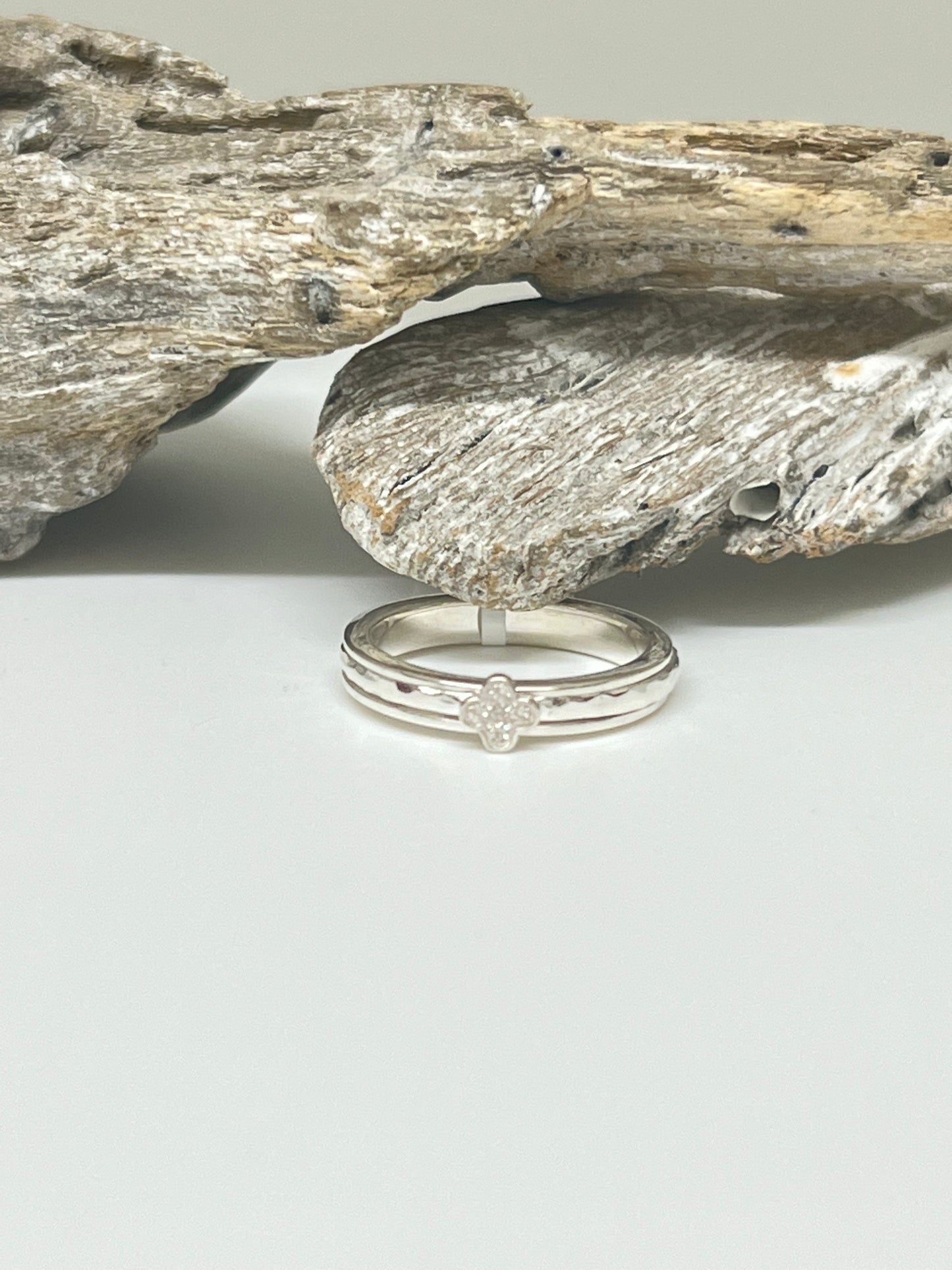 Bague Lucky Argent Meditation ring Toronto Spin and Wish MR4411