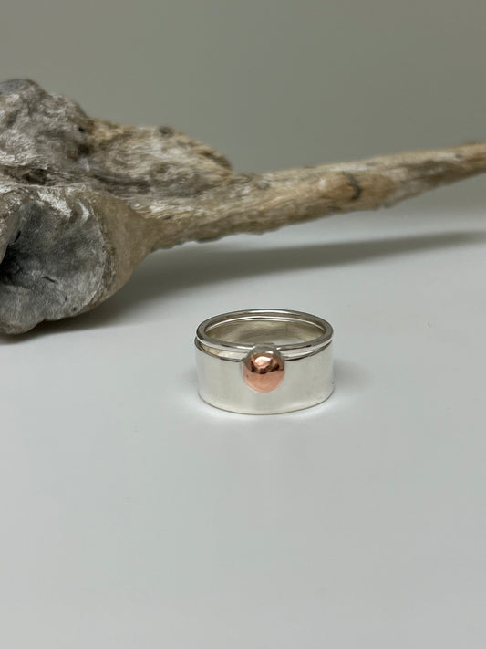 Bague Dots23 Argent 925/Cuivre Claudine Moncion Montréal Dots23