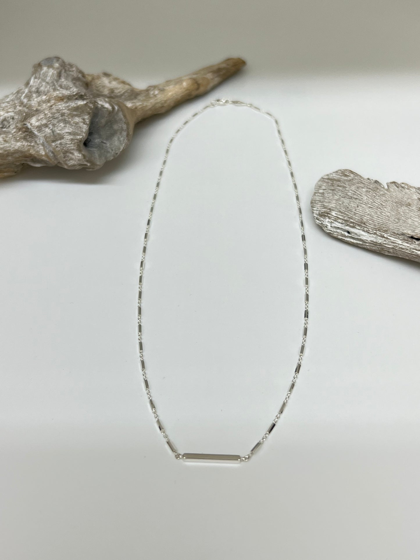 Collier barres // Argent Fait main à Montréal Maksym Joaillerie Collier barres