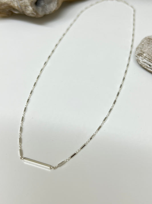 Collier barres // Argent Fait main à Montréal Maksym Joaillerie Collier barres