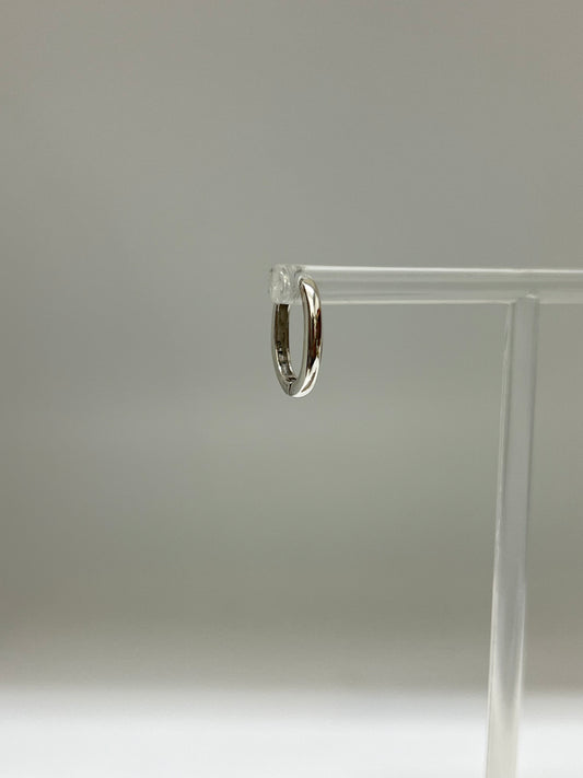 Anneaux Ovale en Argent 925 DSA Artisans Thaïlande Hoops Argent 925