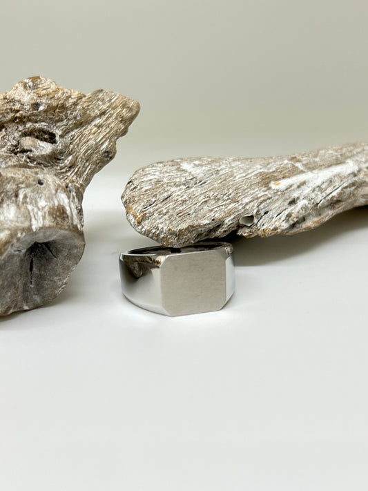 Bague en Acier inoxydable, dessinée par Arz Steel Montréal AS-R90 Arz Steel