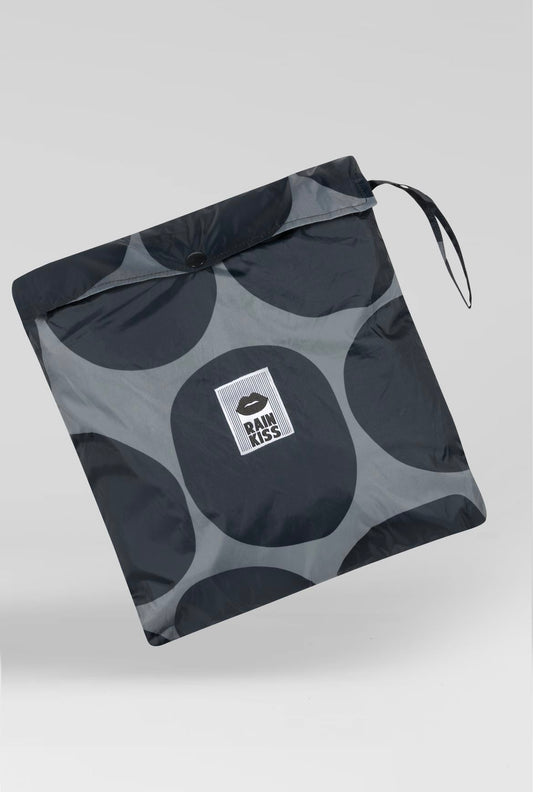 Black Polka Imperméable 100% Polyester recyclé Rain Kiss Black Camo