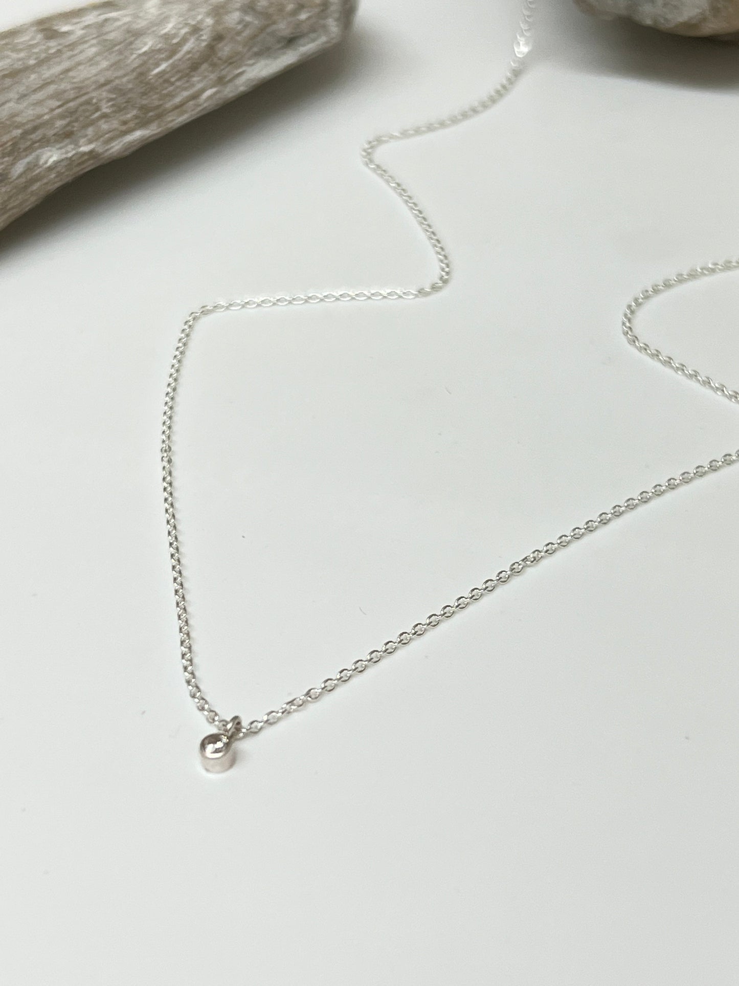 Collier Micro Zircon Argent 925 fait au Canada Hilary Druxman 37n3.1