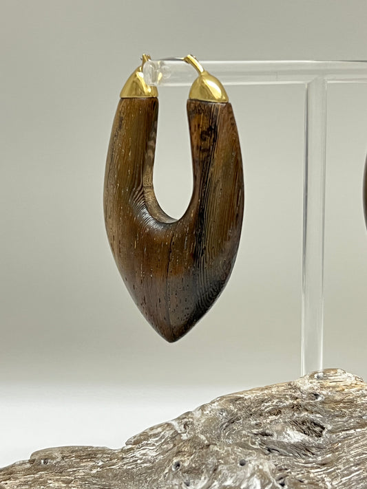 Boucles Grace hoops, fait main en France 12-78287 Franck Herval