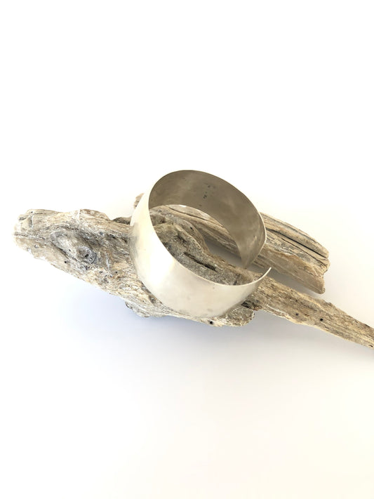 Bracelet Argent 925 Hammered Sterling Silver Cuff Hilary Druxman Winnipeg 39C1.1