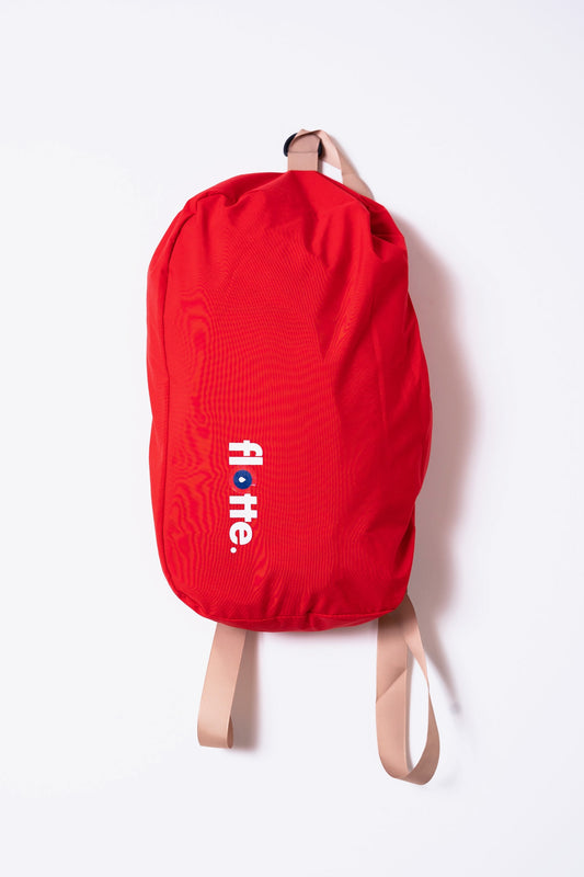 Imperméable Sac à dos 100% Polyester recyclé France Amelot rouge FlotteImperméable Sac à dos 100% Polyester recyclé France Amelot rouge Flotte